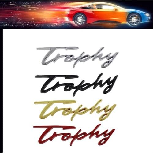 3D Premium Trophy car Engine Hood Fender trunk Rear Decal Emblem Badge Sticker for Renault Megane 2 3 4 RS Grandtourer GT MG6
