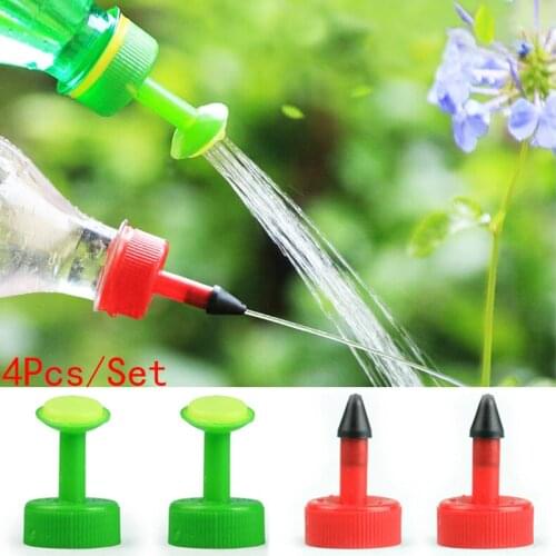 4Pcs/1 Set Gardening Plant Plastic Sprinkler Portable Watering Nozzle Tool For Flower Plant Water Sprayer Cap Garden Tools