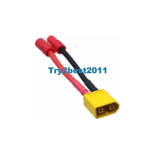 XT60 Male To HXT 3.5MM Female Adapter - Fly Walkera QR X350 with Turnigy LiPo