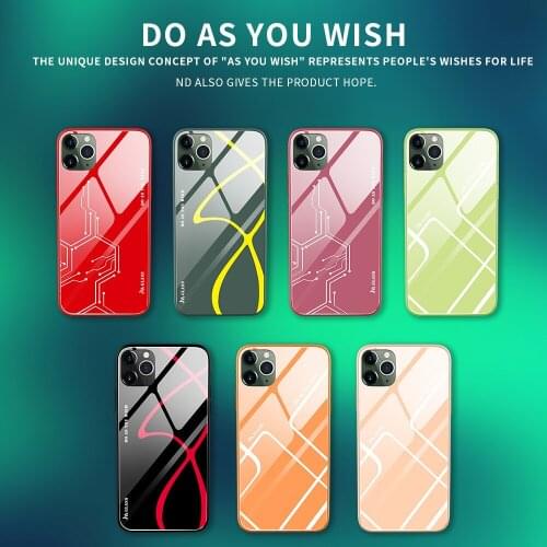 Liquid Silicone Tempered Glass Case For iPhone 11 iPhone11 Pro Max X XS MAX XR 6 6S 7 8 Plus SE2020 Soft TPU Edge Cover
