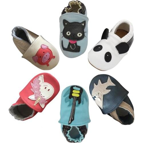 0-24M Kid Crib Shoes Soft Bottom Toddlers Bow Sneakers Genuine Leather Infant Prewalker Classic First Walkers Anti-Slip Footwear