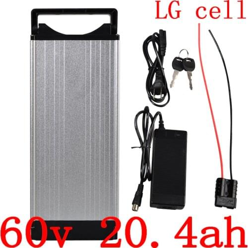 60V 1500W Ebike battery 2000W 60V 20AH Lithium ion battery 60V 13Ah 17Ah 20Ah 25Ah 27Ah electric bicycle battery use LG cell