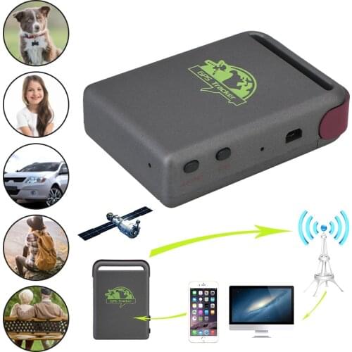 Over Speed Alarm Remote Control Mini TK102B GSM GPRS GPS Tracker Car Vehicle Tracking Locator Device Car Accessories