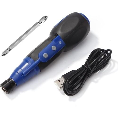 Mini Electric Screwdriver Cordless Drill USB Rechargeable Super Torque Power Tools Anti-slip Handle For HOME DIY