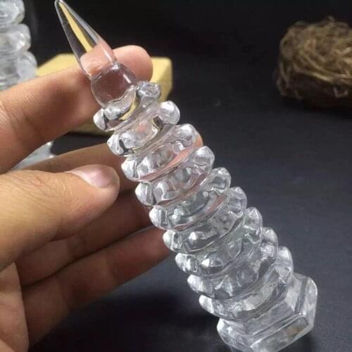 Fashion NATURAL ROSE quartz gemstone TREE REIKI Healing