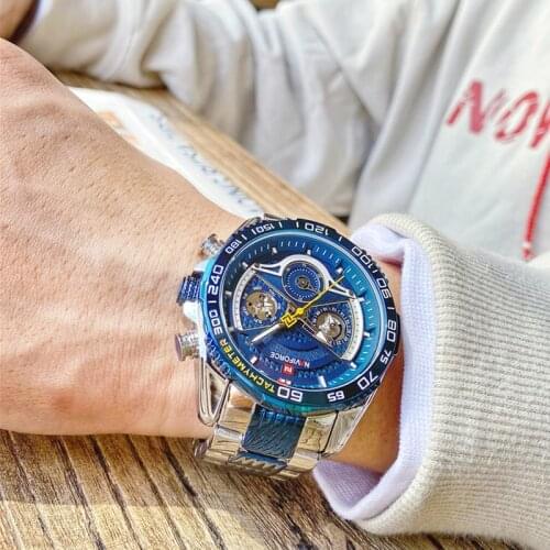 NAVIFORCE Men’s New Business Watches Top-Brand Luxury Stainless-Steel Quartz Men Watch Date 2020 Clock Male Relogio Masculino