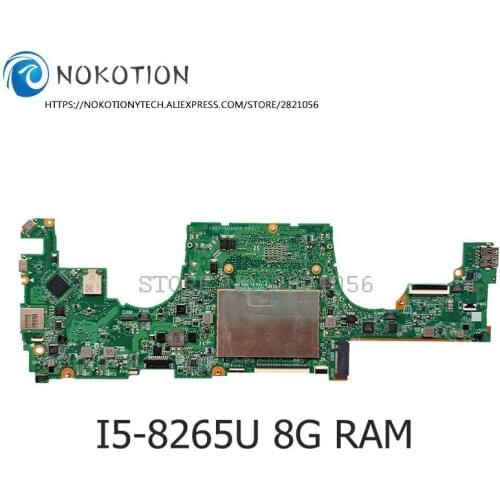 NOKOTION L37637-601 DA0X36MBAE0 For HP TPN-Q212 Spectre x360 13-AP 13-AP0004TU Laptop Motherboard I5-8265U CPU 8GB RAM