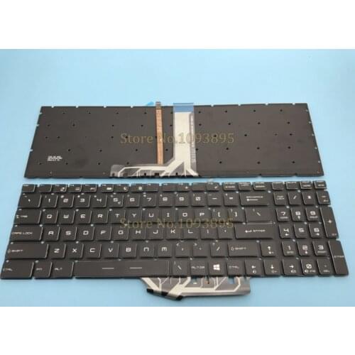 NEW English keyboard For MSI Steelseries GP62 GP72 GP72 2QE Gaming Laptop English keyboard Full Color Backlit Crystal Key