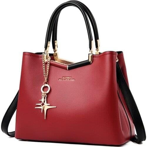 2020 new womens bag PU high quality one shoulder messenger bag casual handbag tote bags for women