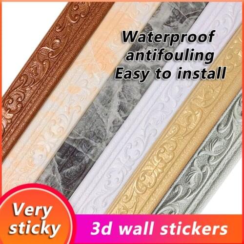 New Design Living Room Bedroom TV Background 3D Wall Stickers Waterproof Anti-Collision Self-Adhesive 3D Foam Self-Adhesive wall