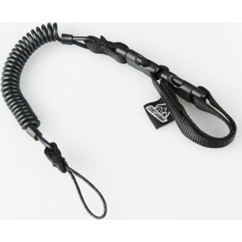 Canis Latrans Black TAN Color One Point About 110cmTo 115cm Spring Sling Airsoft Hunting Gun Sling Hunting Accessory OS13-0049