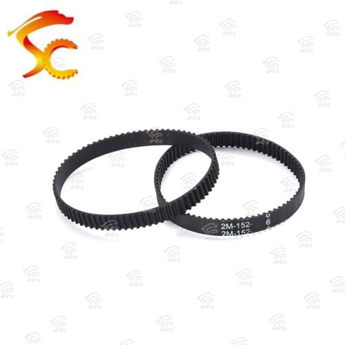 10pcs GT2 timing belt Perimeter 152 160 168 180 280 width 6mm 10mm Teeth 76 80 84 90 140 loop 2GT synchronous belt