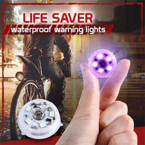 Touch-sensor Button Led Light Self-adhesive Button Portable Circular Button Led Light Home Car One-button Night Lights