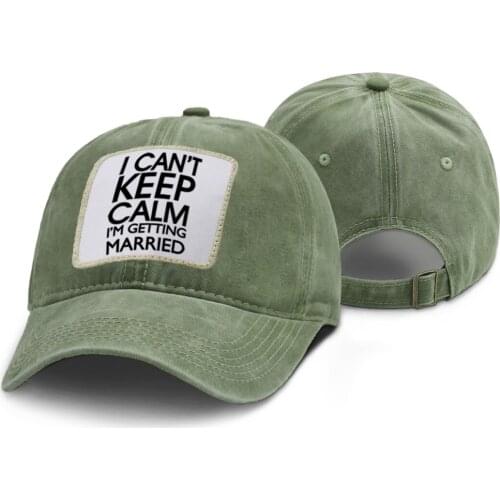 I Can't Keep Calm Print Caps for Man Fashion Hip Hop Leisure Dad Hat Cotton Polyester Trucker Casquette Soild Color Baseball Cap