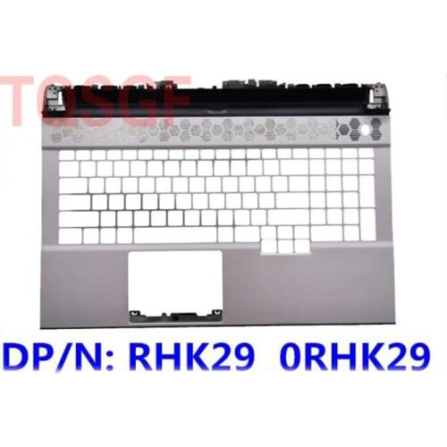 Brand new original Top Cover Upper Case For Dell Alienware M17 R2 0RHK29 RHK29 Silver
