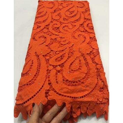 Wedding Nigerian top quality Swiss voile french tulle embroidery stones African water soluble chemical guipure cord lace fabrics