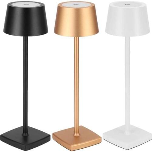 LED Desk Lamp USB Charging Table Lamps for Bar Living Room Reading Light Warm White Light LED Desk Lamp
