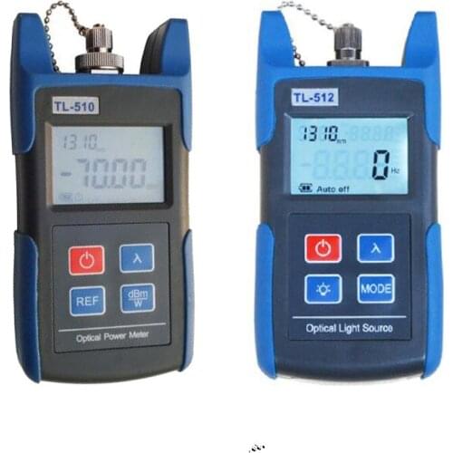 TL510C Fiber Optic Tester with Power Meter -50~+26dBm and TL-512 Optical Light Source 1310/1550nm