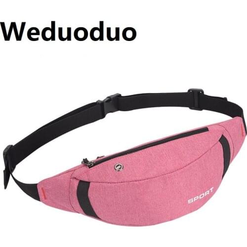 Weduoduo Women Fanny Bag Men Casual Waterproof Waist Pack Bag Pouch Travel Hip Bum Bag Fashion Nylon Belt bag