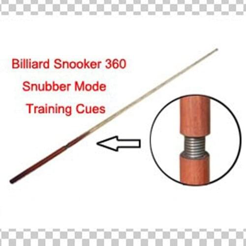 Xmlivet New Arrival 145cm Snooker 360 Snubber Mode Training Cues in Spring Joint with 10mm tips Pool Increasing Technology