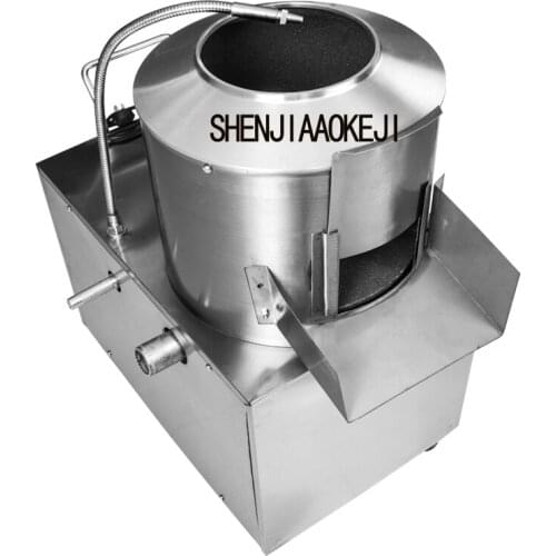 220V 1.5kw 1pc Potato peeler Commercial stainless steel automatic Potato peeling machine Cleaning machine