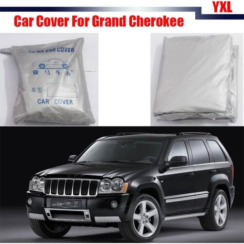Cawanerl Car Cover Sun Shade Snow Rain Sun Shield Resistant Anti UV Scratch Cover Car-Cover For Jeep Grand Cherokee