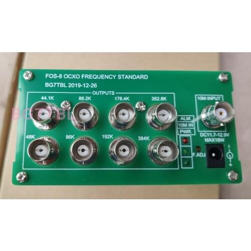 Bg7tbl 44.1K 48K Frequency Standard Word Clock with OCXO Support external RB Clock Input + Power Adapter
