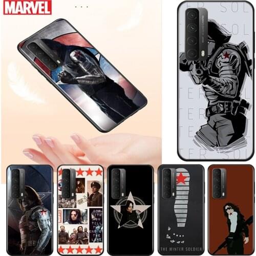 Marvel Winter Soldier White Wolf For Huawei Y9S Y9A Y9 Y8P Y8S Y7P Y7A Y7 Y6S Y6 Y5P Y5 PRO Lite Prime 2020 2019 2018 Phone Case