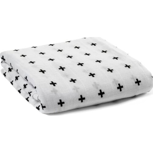 Baby Blanket Swaddle Muslin Cloth Wrap for Newborn Infant Boy Girl Bath Towel Swaddling Gauze Cotton Stroller Cover