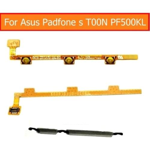 Guarantee Genuine Power flex cable for Asus padfone s T00N PF500KL volume control key button switch on/off button flex cable