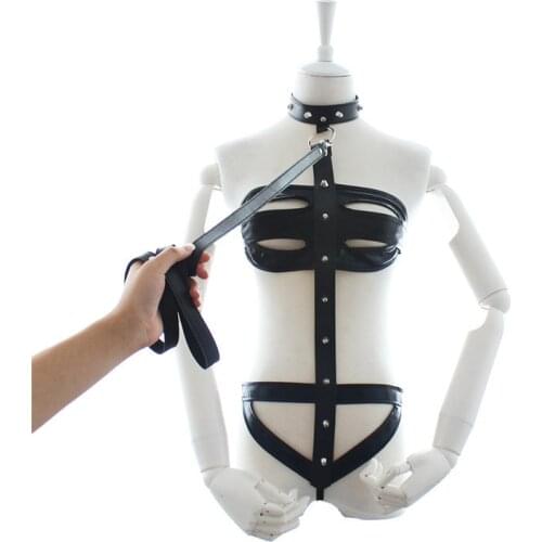 Hot Women Sexy Lingerie Sex lether bondage Lingerie Cheap Exotic Lingerie Adult Game Slave Costume