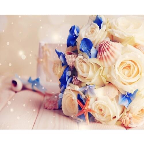 VinylBDS Beautiful Photo Backdrops Milk White Rose Background Comfort Blanket Backdrop Photography Photo Studio