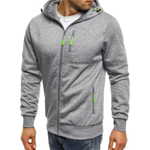 Mens Jackets Hooded Coats Casual Zipper Sweatshirts Male Tracksuit Fashion Jacket Mens Clothing Outerwear MWW148