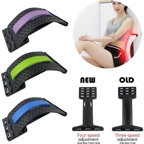 Back Massager Stretcher Magnetic Neck Stretch Tools Massage Cervical Pillow Lumbar Spine Support Relaxation Spine Pain Relief