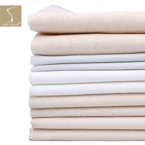 Solid Plain Twill Cotton Polyester Fabric for Painting batik Clothes Handmade Decorative Fabrics