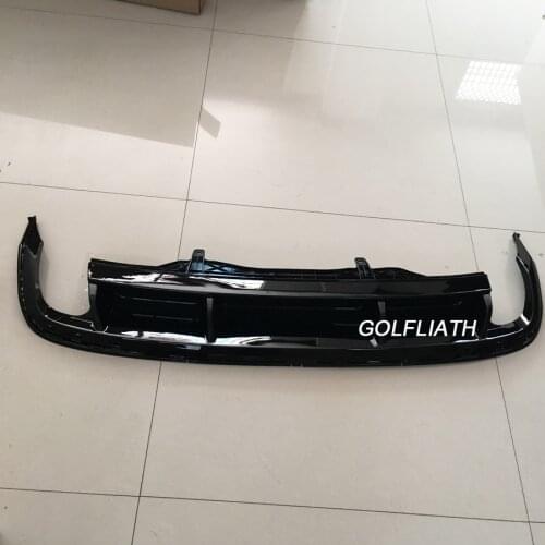 PP Glossy Black Rear Bumper Lip Diffuser Apron Fit For Volkswagon VW Passat CC 2013-2016 Car Styling