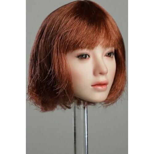 SUPER DUCK 1/6 SDDX03 Asian Beauty Head Sculpt with Moveable Eyes for 12inch Action Figure DIY