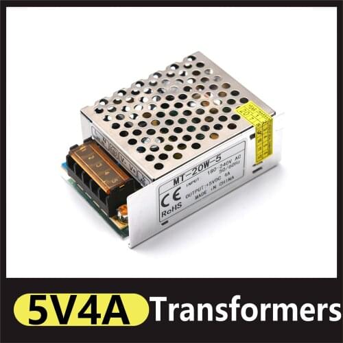 Lighting Transformers AC 110V 220V To DC 5V power suply 4A Power Supply For CCTV LED Strip Power Supply Adapter