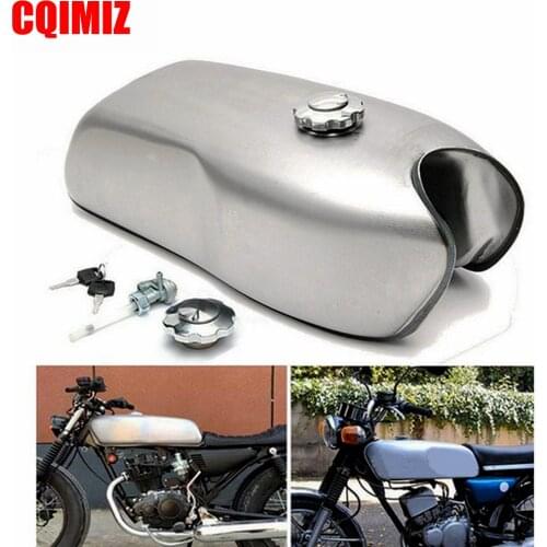 Vintage 9 Liters Motorcycle Fuel Gas Tank For Honda CG125 CG125S CG250 Cafe Racer