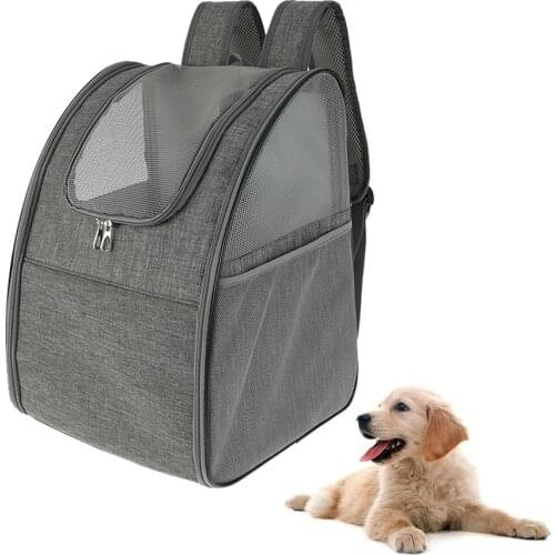 Pet Carrier Bag Breathable Mesh Bags For Small Dogs Kittens Large Capacity Outdoor Travel Backpack Dog Cat Carriers Pet Supplies