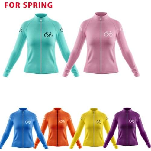 Spring Cycling Jersey Women Summer Long Sleeves Mountain Bicycle Wear Racing Bike Clothes Maillot Ropa Ciclismo Cycling Clothing