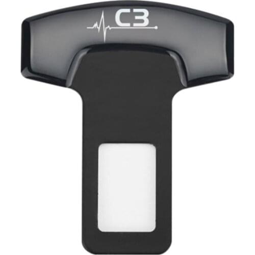 1pcs Car Belt Buckles Safty Belt Alarm Canceler Stopper for Citroen C3 C3-XR AccessoriesCar Styling