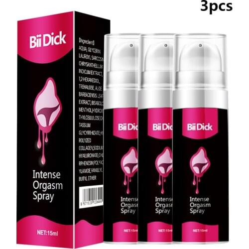3pc Orgasm Gel Libido Enhancer Sex Spray Vagina Stimulant Intense Sex Drop Exciter Women Strong Enhance Climax Vaginal Tight Oil
