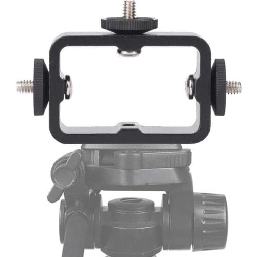 3 in 1 Holder Head Mount Flash Bracket Adapter phone Bracket Light Stand Holder For Live Broadcast Selfie Camera Phones