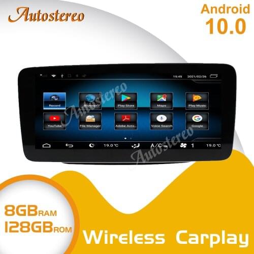 NTG6 Android 10 8G+128 For Mercedes-Benz C63 C450 C180 C200 C260 2015-2019 Car GPS Nevigation Multimedia Player Screen Head Unit