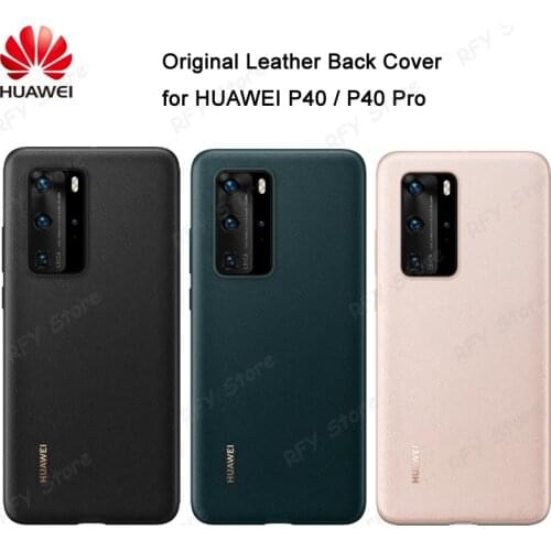 HUAWEI P40 P40 Pro Case Original Official PU Leather Back Cover Case Protective Shell for HUAWEI P40/P40 Pro