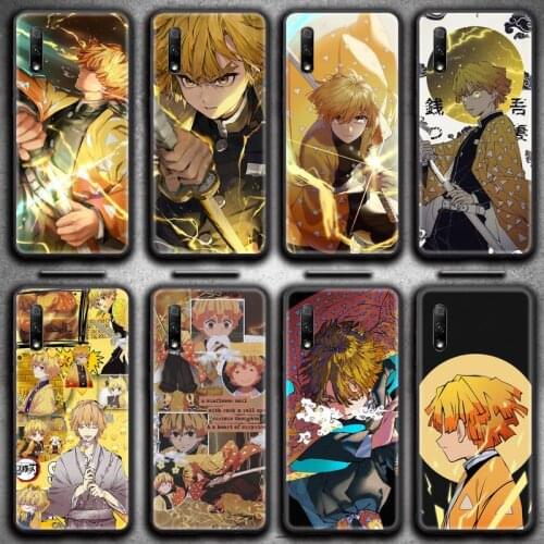 Demon Slayer Agatsuma Zenitsu Phone Case For Huawei Nova 6se 7 7pro 7se honor 7A 8A 7C 9C Play