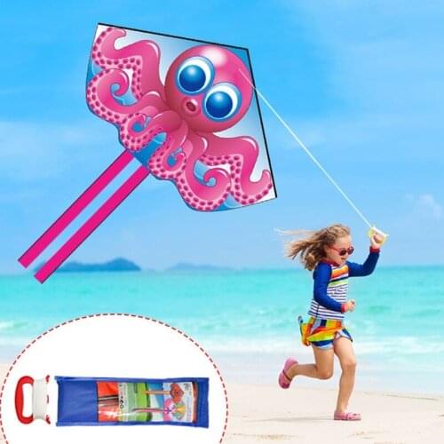 Color Kite, Easy-to-Fly Cartoon Flying Saucer Kite for Adults and Children, The Best Choice for Outdoor Activities