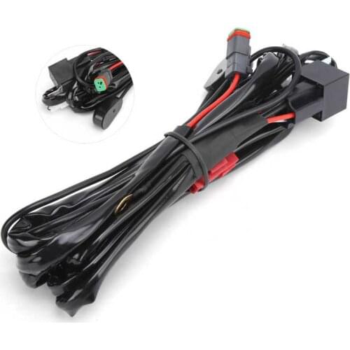 MASS AIR FLOW SENSOR METER MAF Air Flow Meter Sensor 2M Switch Wiring Harness 40A 12V LED 1V1 with DT Interface Waterproof for