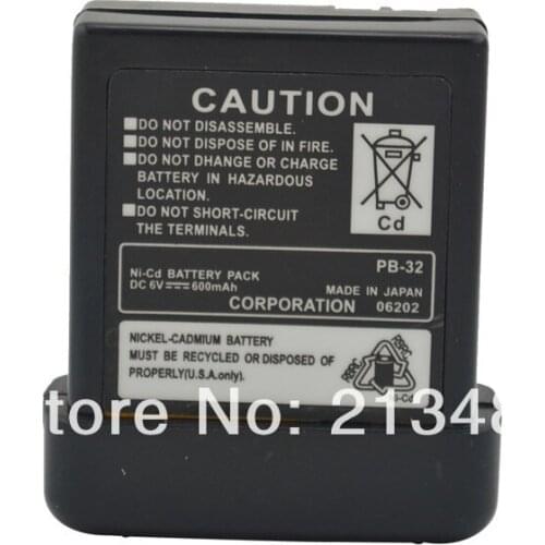 PB-320Ni-cd Battery 6V 600mAh For Kenwood TK-208 TK-308 TK-22AT TK-42AT TK-79AT TH-24 Radio